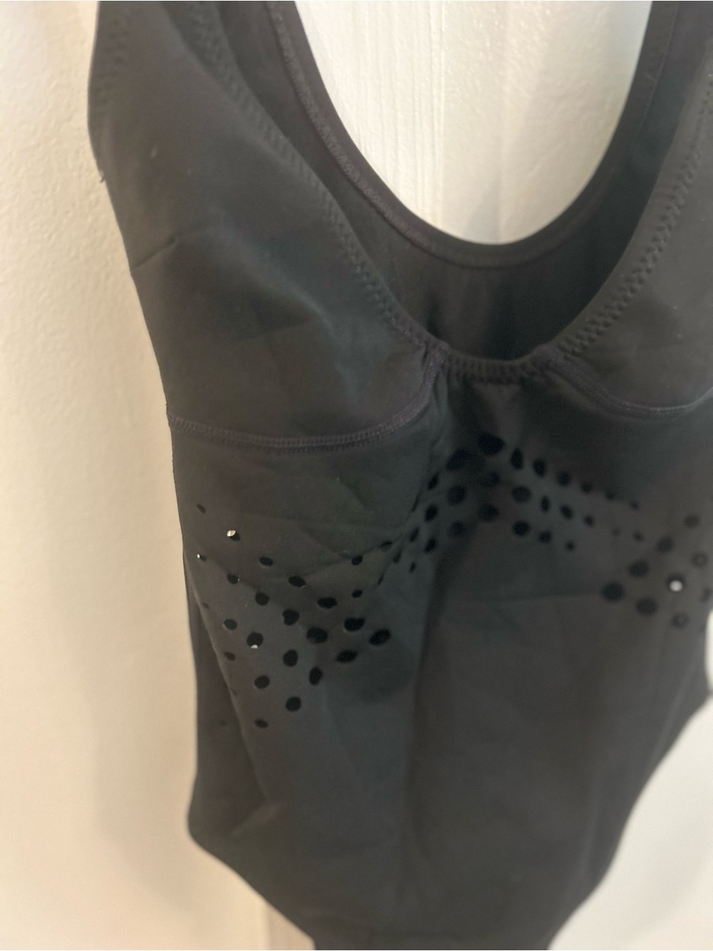 Rowley Black racy v neck Perforated One-Piece Swimsuit XS - Picture 4 of 8